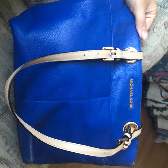 blue mk purse